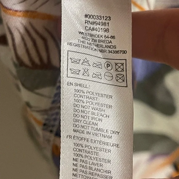 Women’s Topshop Short Sleeve Tiger and Camo Print Shift Dress Spring Vacay Sz L - Picture 14 of 14